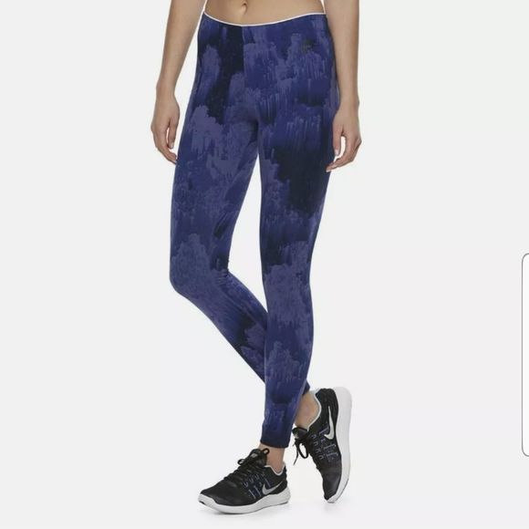 Nike Purple Northern Lights Tights Size Medium NWOT - Picture 1 of 8